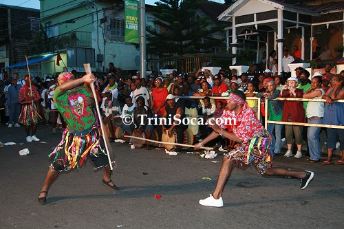 Stick fighting competition in Trinidad